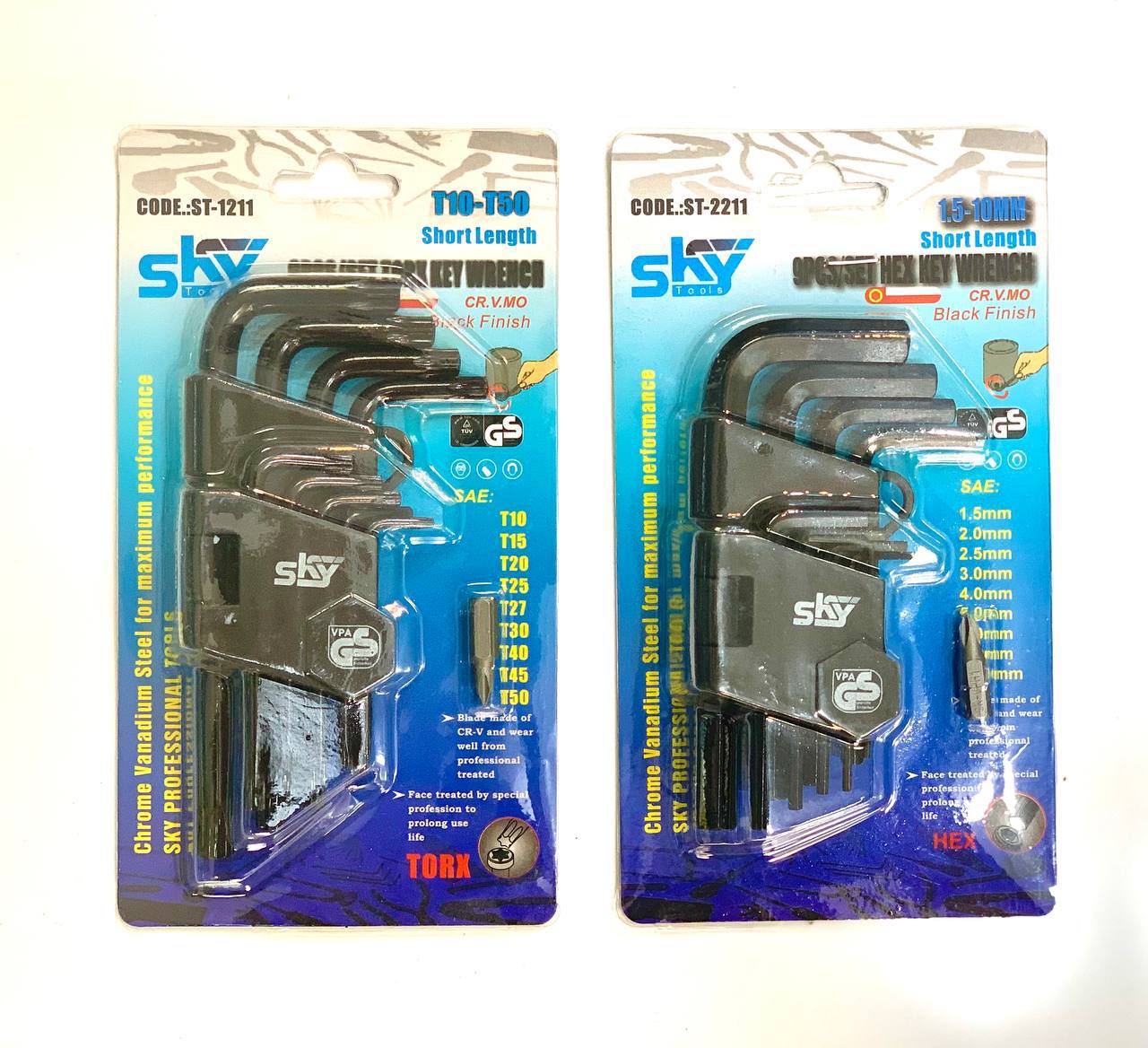 ⭕️آلن وکیومی سایز متوسط Sky فولادی ⭕️