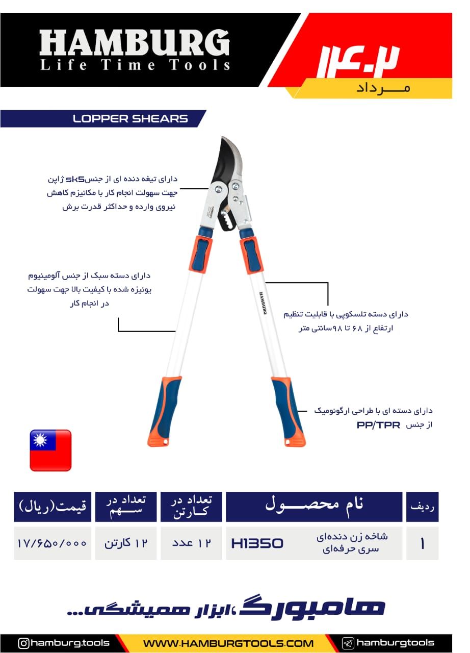 شاخه زن دنده ای سری حرفه ای هامبورگ