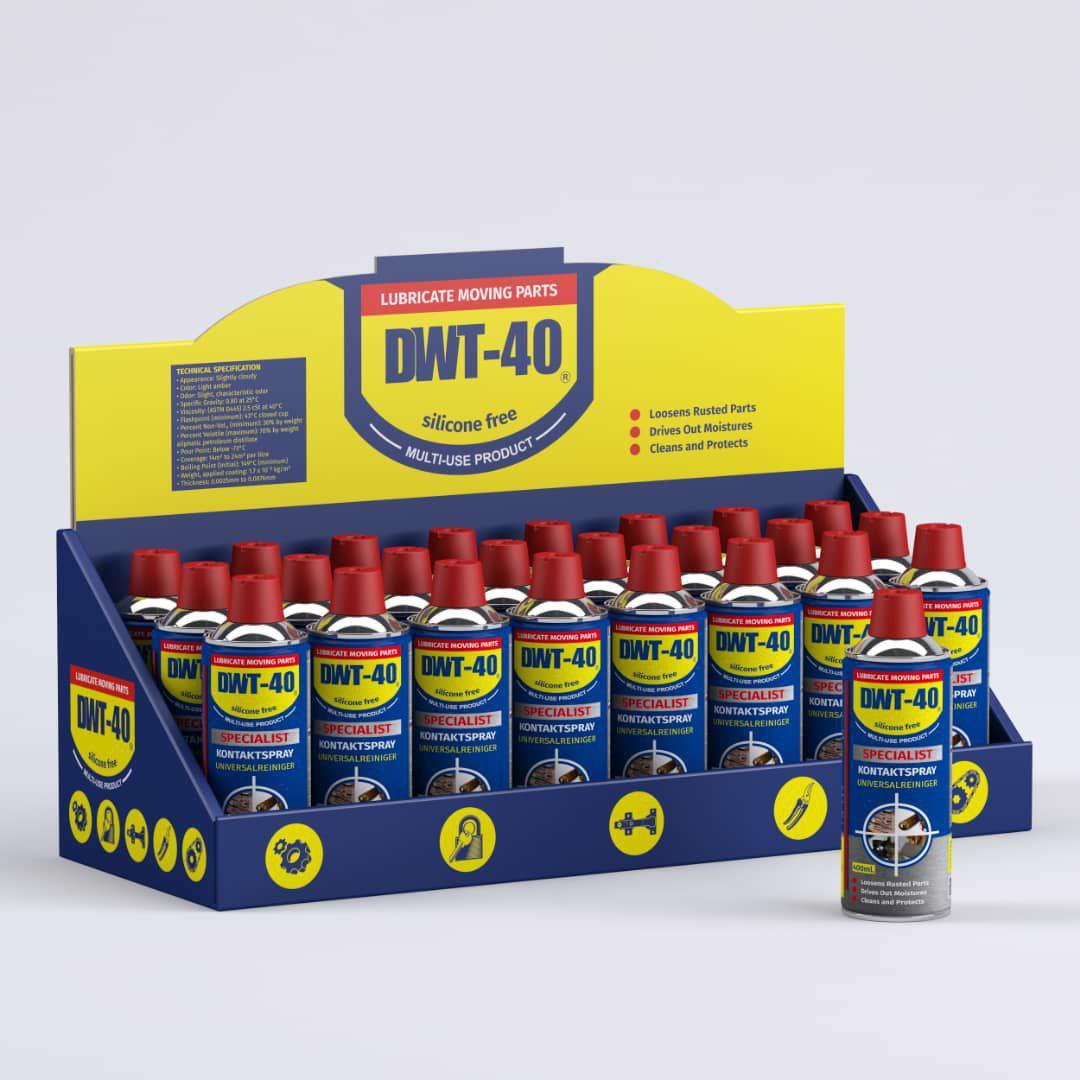 اسپری روان کننده wd-40 با مارک های Dwt-40،نورآرا، استار و رازی و ترک استار ،دیمو، نوراستار 