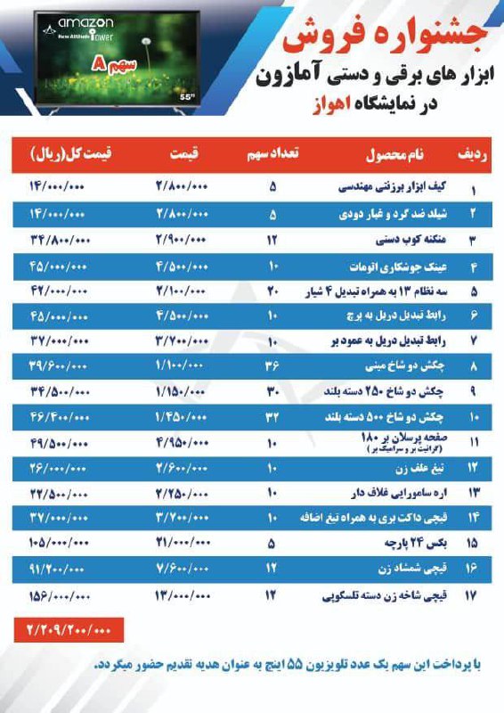 جشنواره فروش نمایشگاه تخصصی ابزارآلات 
