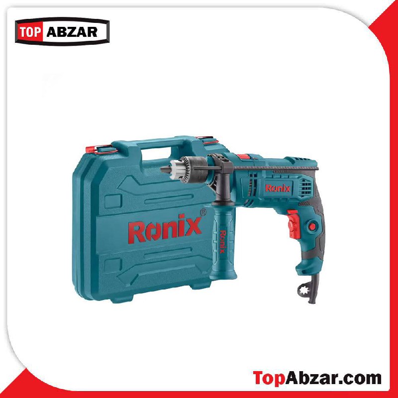 ⭐️ کیت دریل برقی چکشی رونیکس مدل 2214K