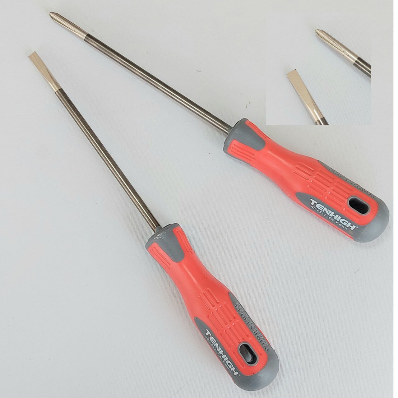 #پیچ‌_گوشتی 150×6 دسته لاستیکی TENHIGH# (#تن_های) 