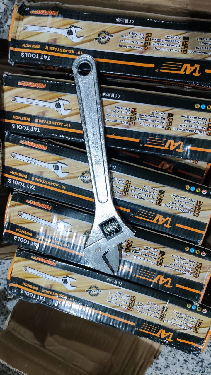 آچار فرانسه 10 و 12 اینچ تات 