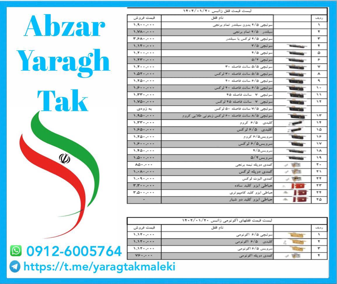 لیست قیمت جدید زانیس