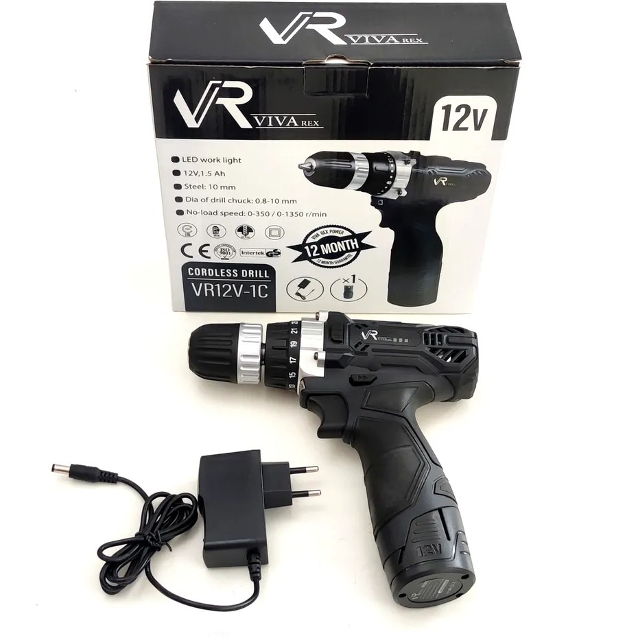 دریل شارژی ویوارکس مدل VR12V-1