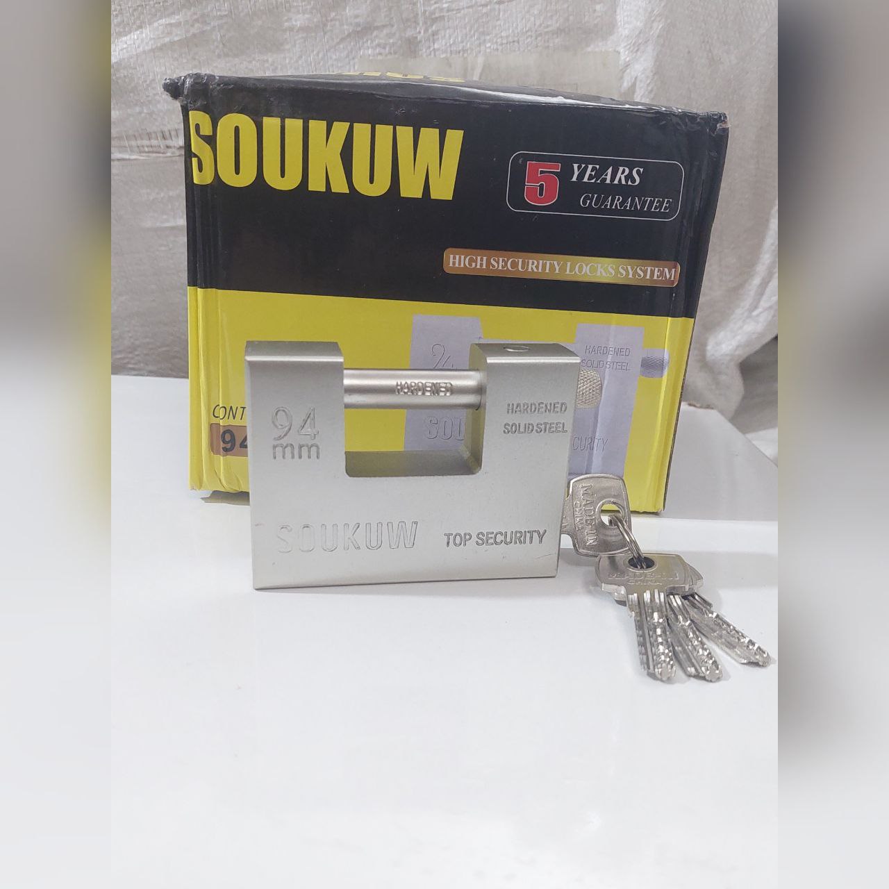 قفل کتابی 94 فولادی Soukuw 