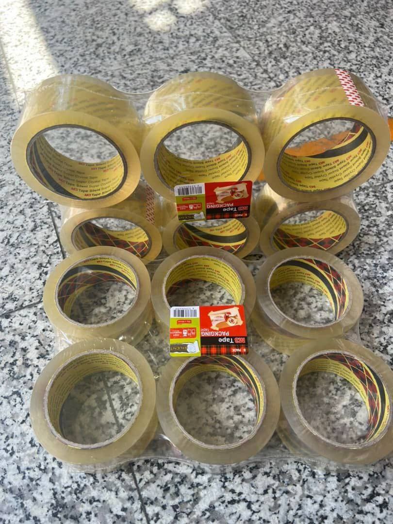 چسب پهن ۹۰ یاردی ۴۵میکرون بی صدا