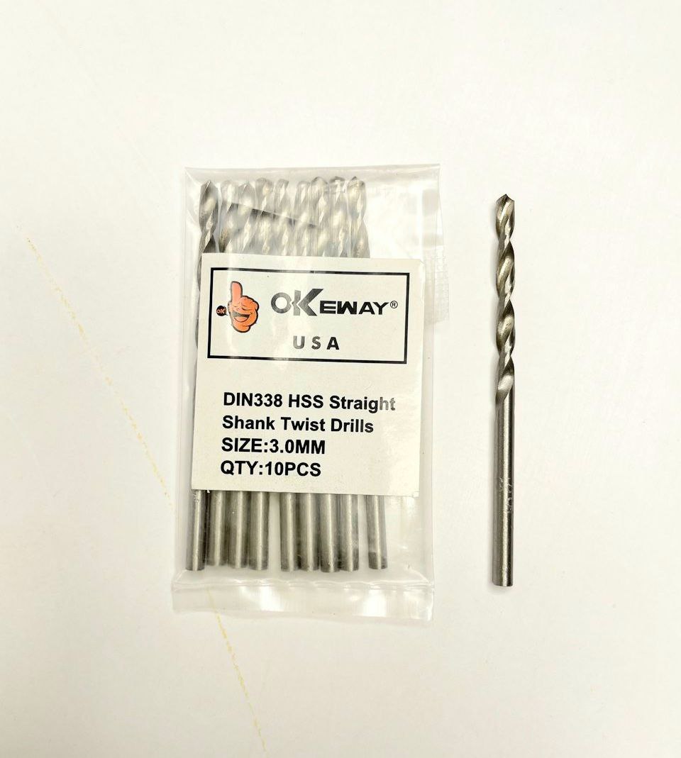 #مته_آهن سفید سایز 3 OKeway# (#اوکی‌وی)