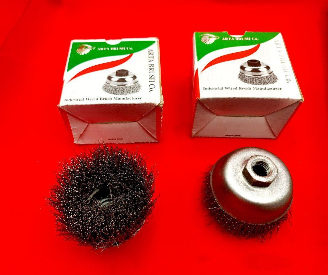 فرچه کاسه ای افشان و بافته 