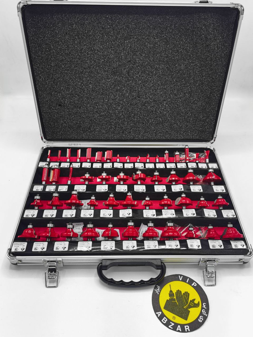 فروش ویژه ته انباری کیت 50عددی اور فرز 