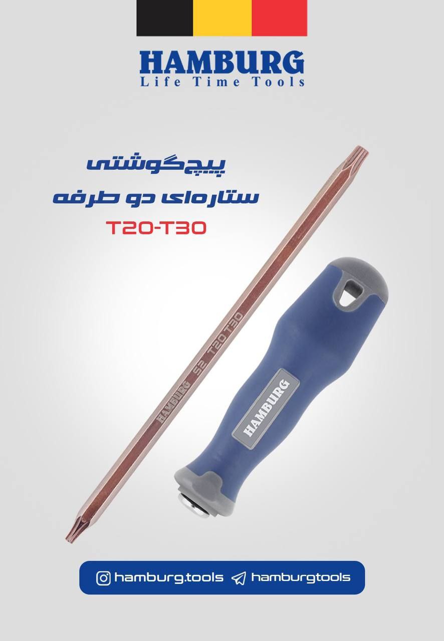  پیچ گوشتی ستاره ای سری لاکچری هامبورگ