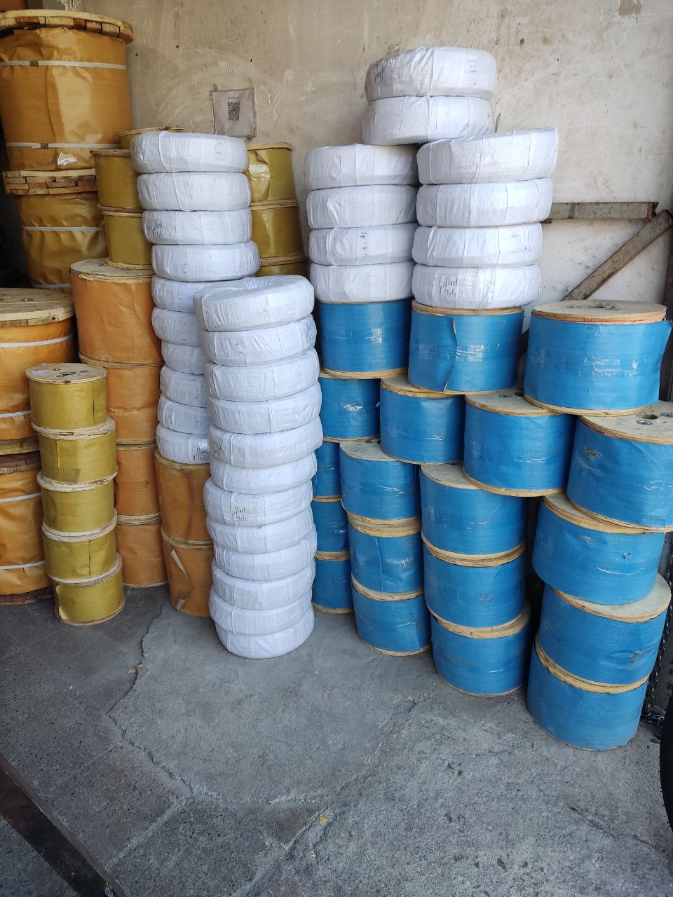 فروش انواع سیم بکسل هفت  لا درمتراژهای 100متری و1000متری