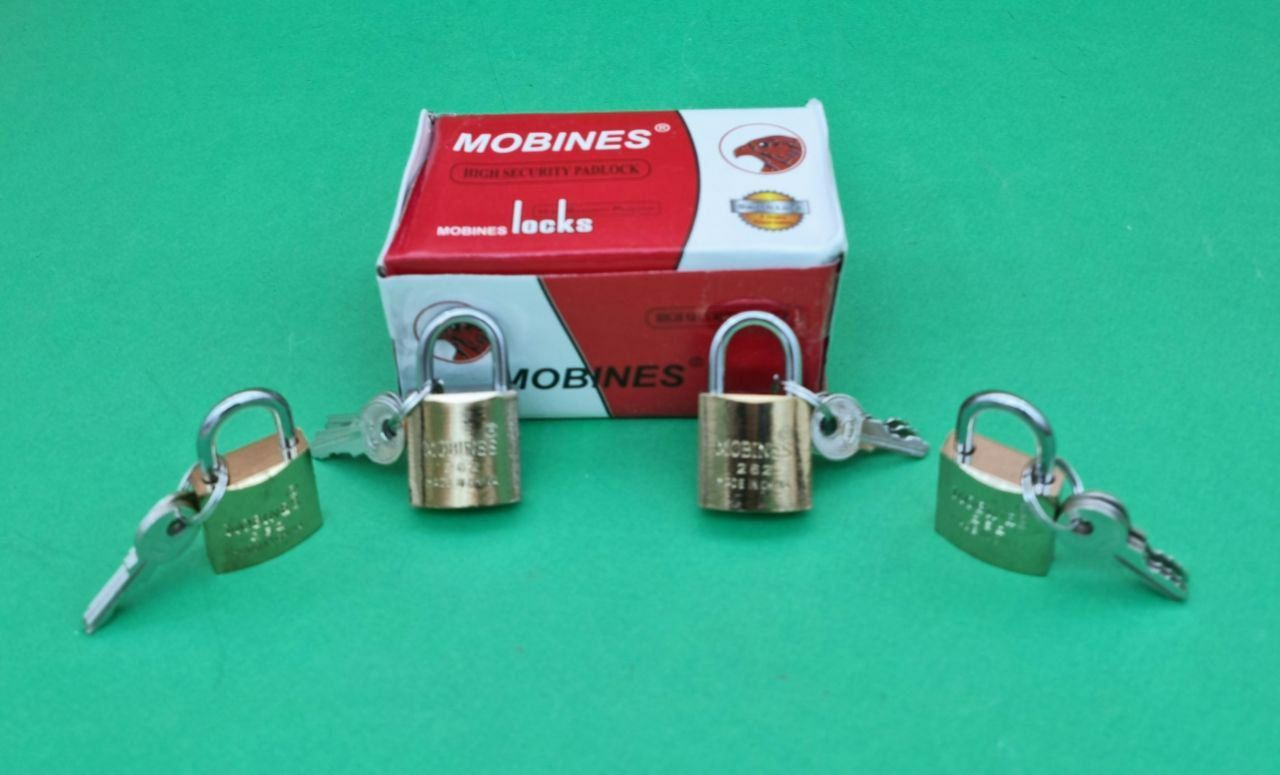 قفل آویز ۲۰ ۲۵ مبینس MOBINES کارتن ۶۰۰ عدد