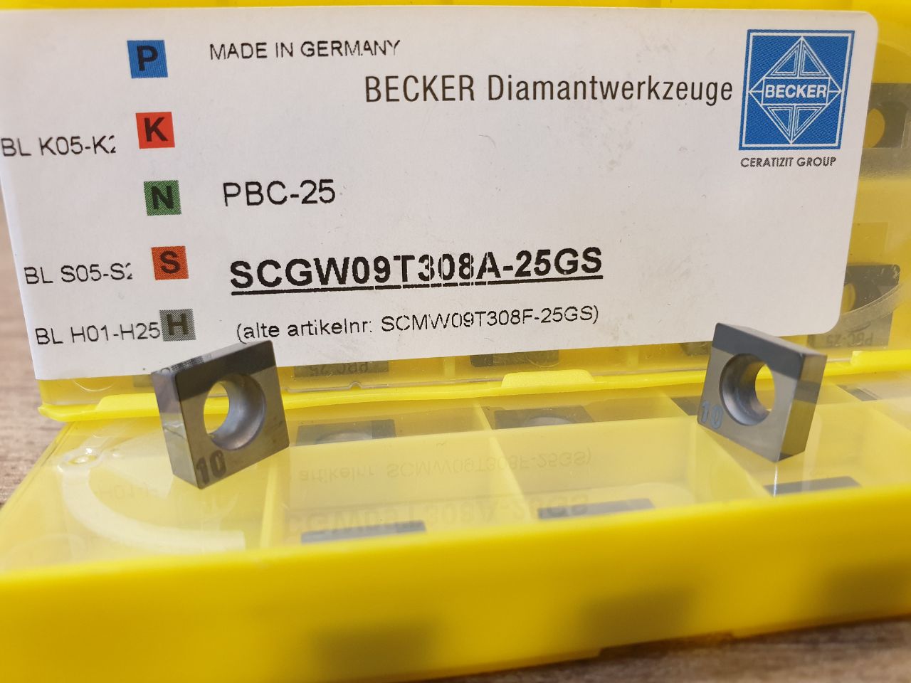 ابزار کومت بورس الماسهای نوک CBNو pcd 