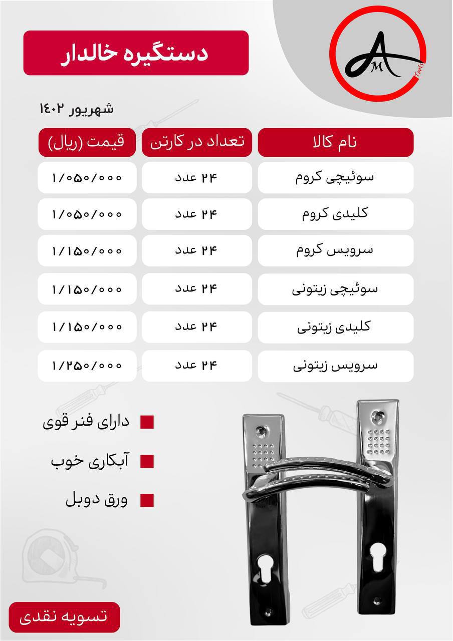 دستگیره خالدار