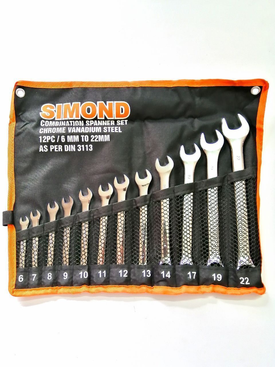 آچار یکسر 12عددی کیفی  استیل SIMOND