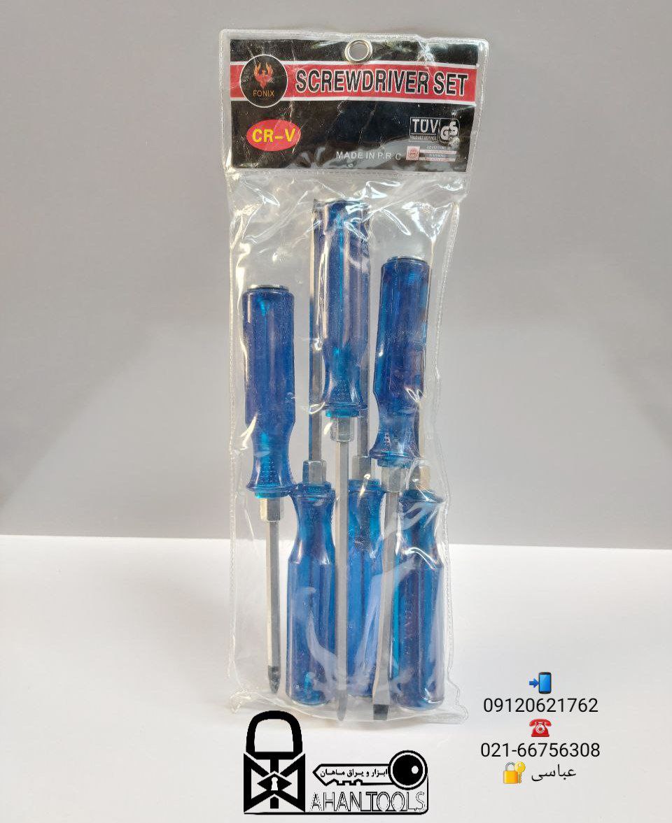پیچ گوشتی 6 عددی طرح نوا 