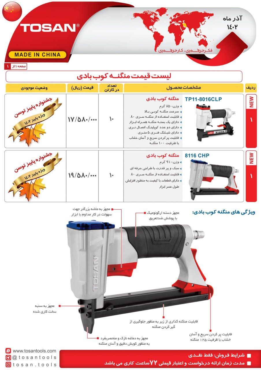 منگنه کوب بادی توسن