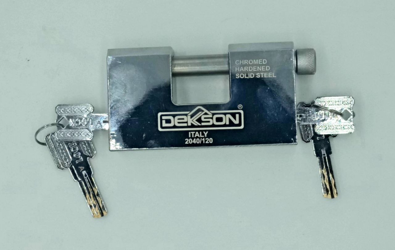 #قفل_کتابی_ضدسرقت #قفل_کتابی_ایمن قفل کتابی DEKSON. قفل کتابی دو طرف کلید ضد سرقت کلید سه عدد .شیار 