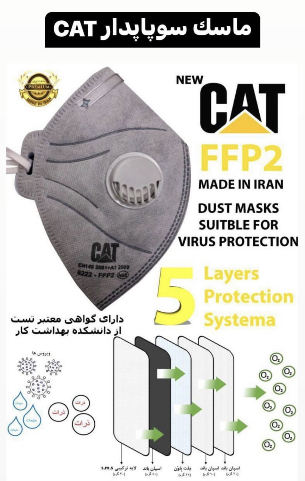 ماسک سوپاپدار