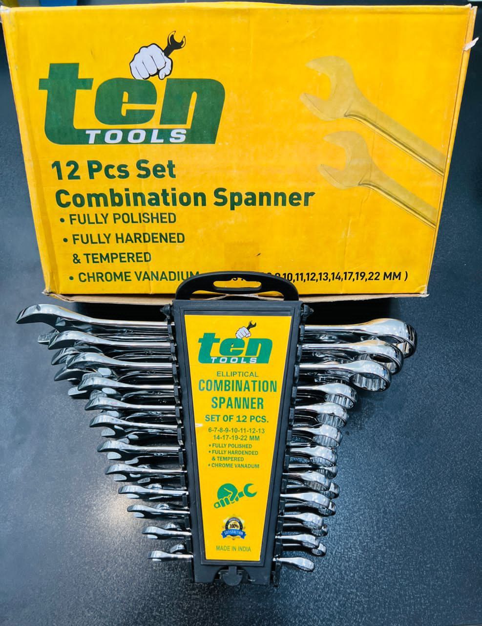 آچار ۱۲ عددی پلکانی TEN 