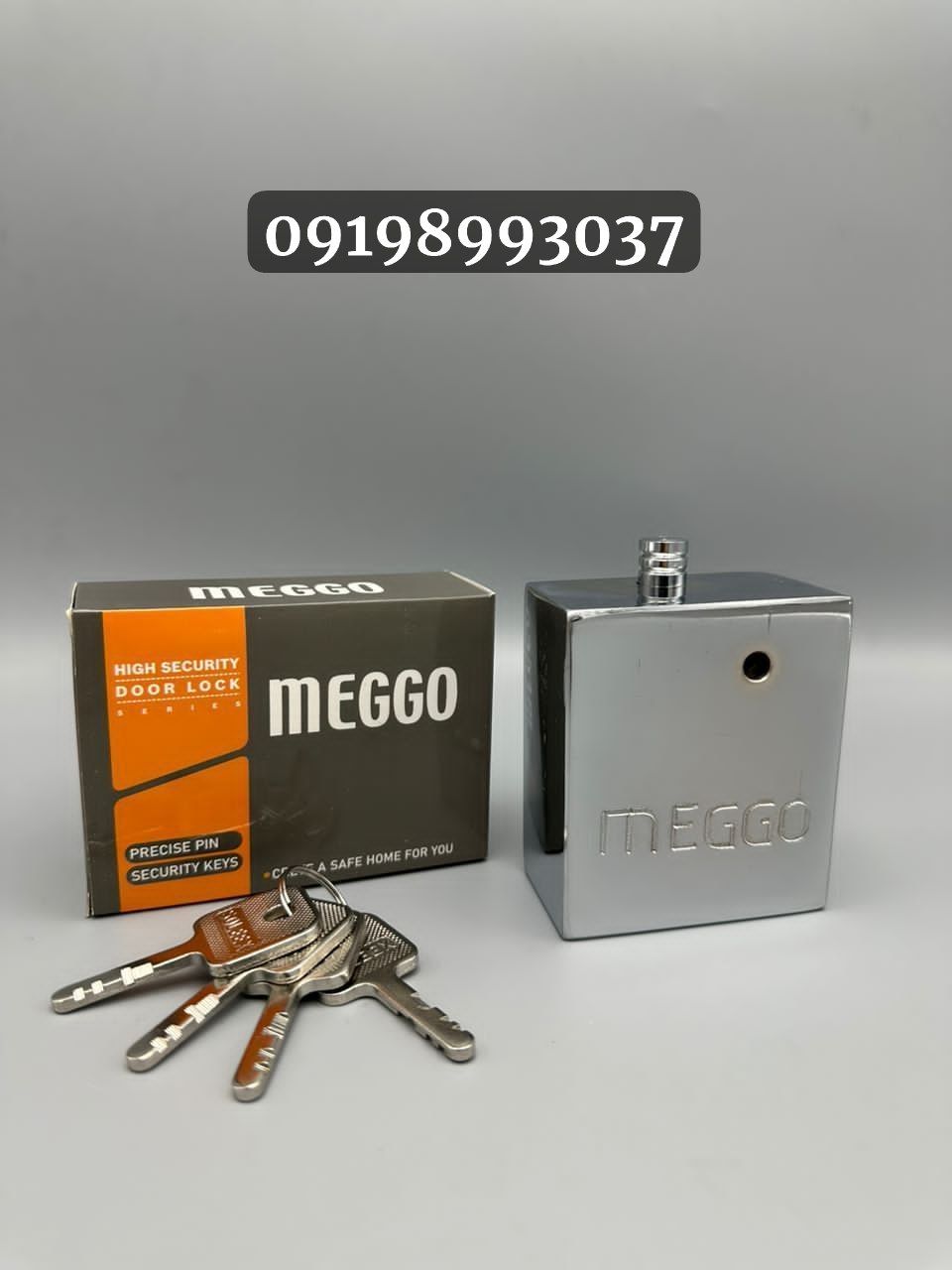 قفل پشت بسته مکعبی MEGGO کلید سولکسی 🟡 ضد اسید ضد برش کارتن 20 عددی آدرس : تهران--خیابان امام خمینی 