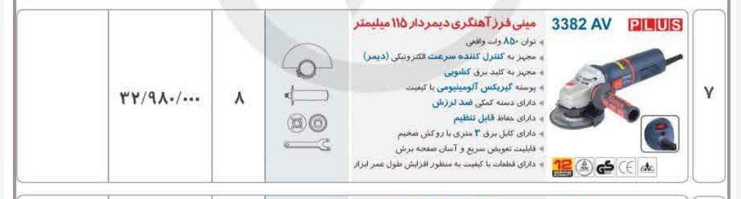 مینی فرز ۳۳۸۲av توسن 