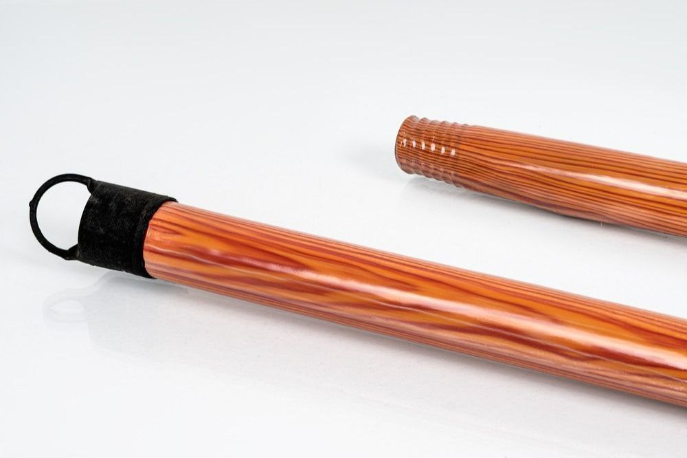 دسته جارو چوبی روکش دار 