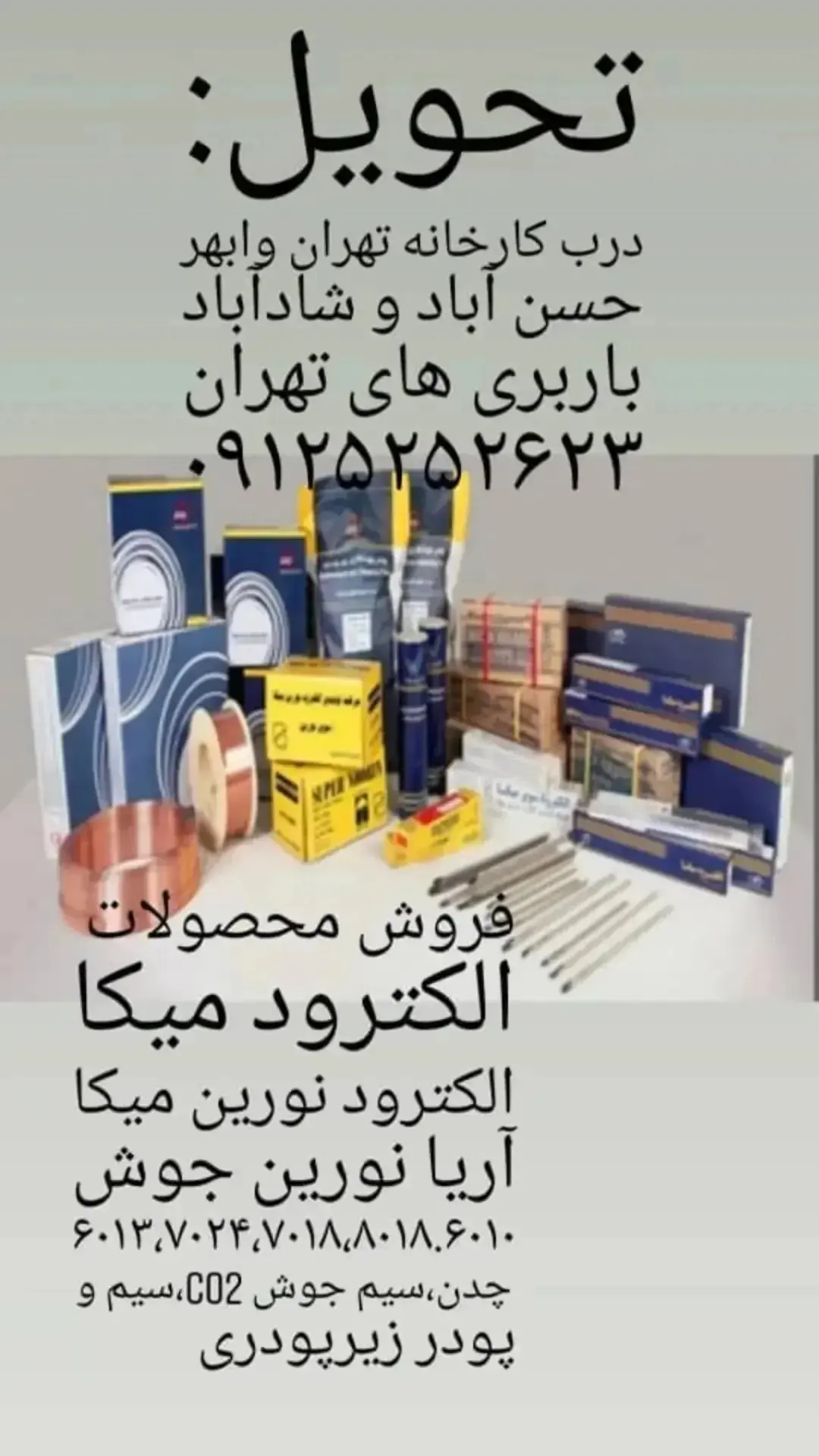 فروش سیم جوش Co2 آریا نورین جوش،میکا