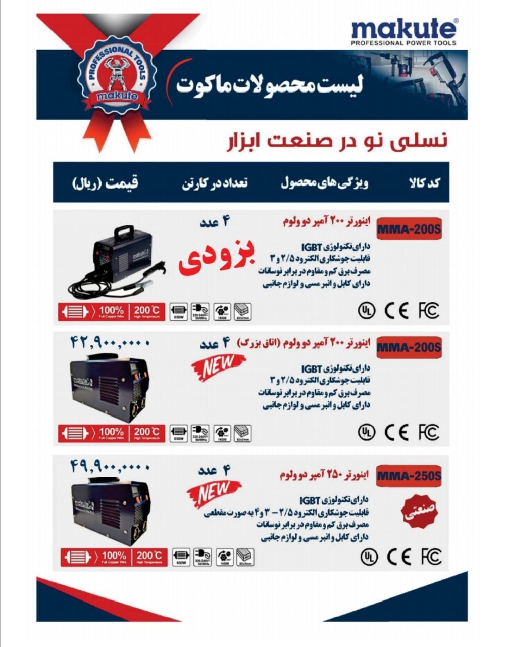  اینورتر های حرفه ای Makute (ماکوت)