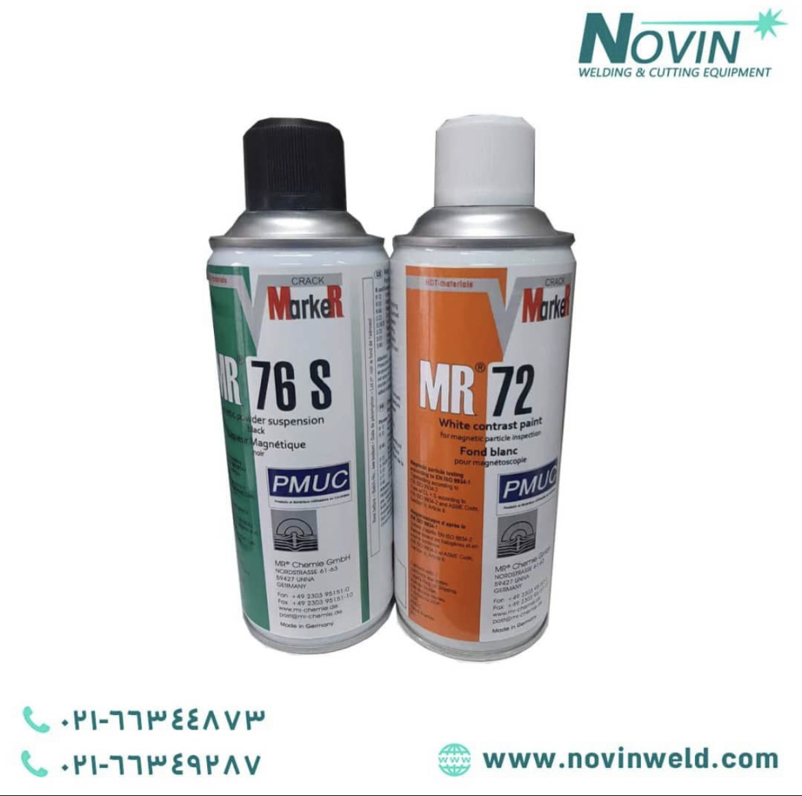 ست اسپری بازرسی جوش MT برند MR جوش و برش نوین فروشگاه اینترنتی      WWW.novinweld.COM WWW.novinweld.