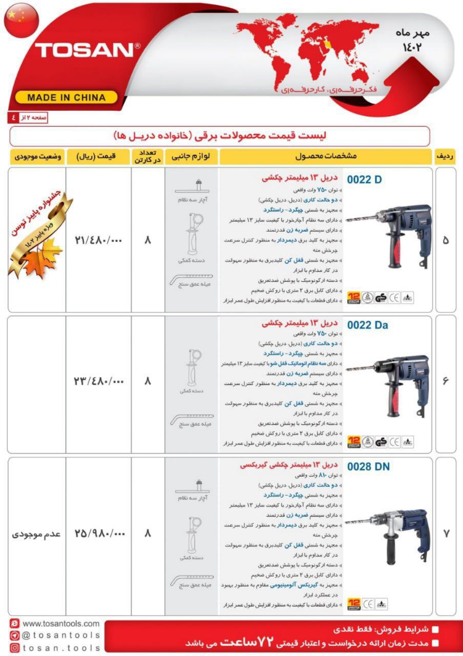  دریل توسن
