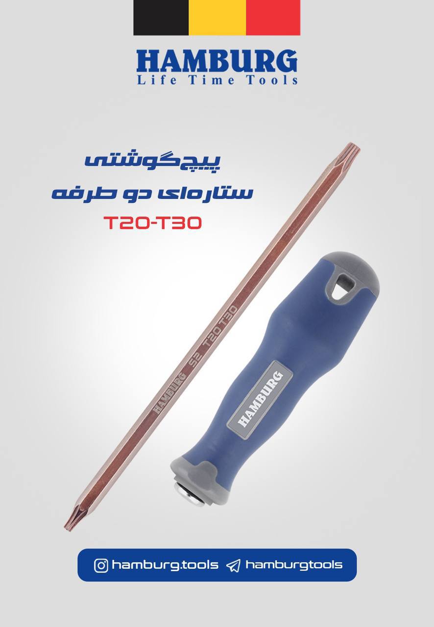  پیچ گوشتی ستاره ای سری لاکچری هامبورگ