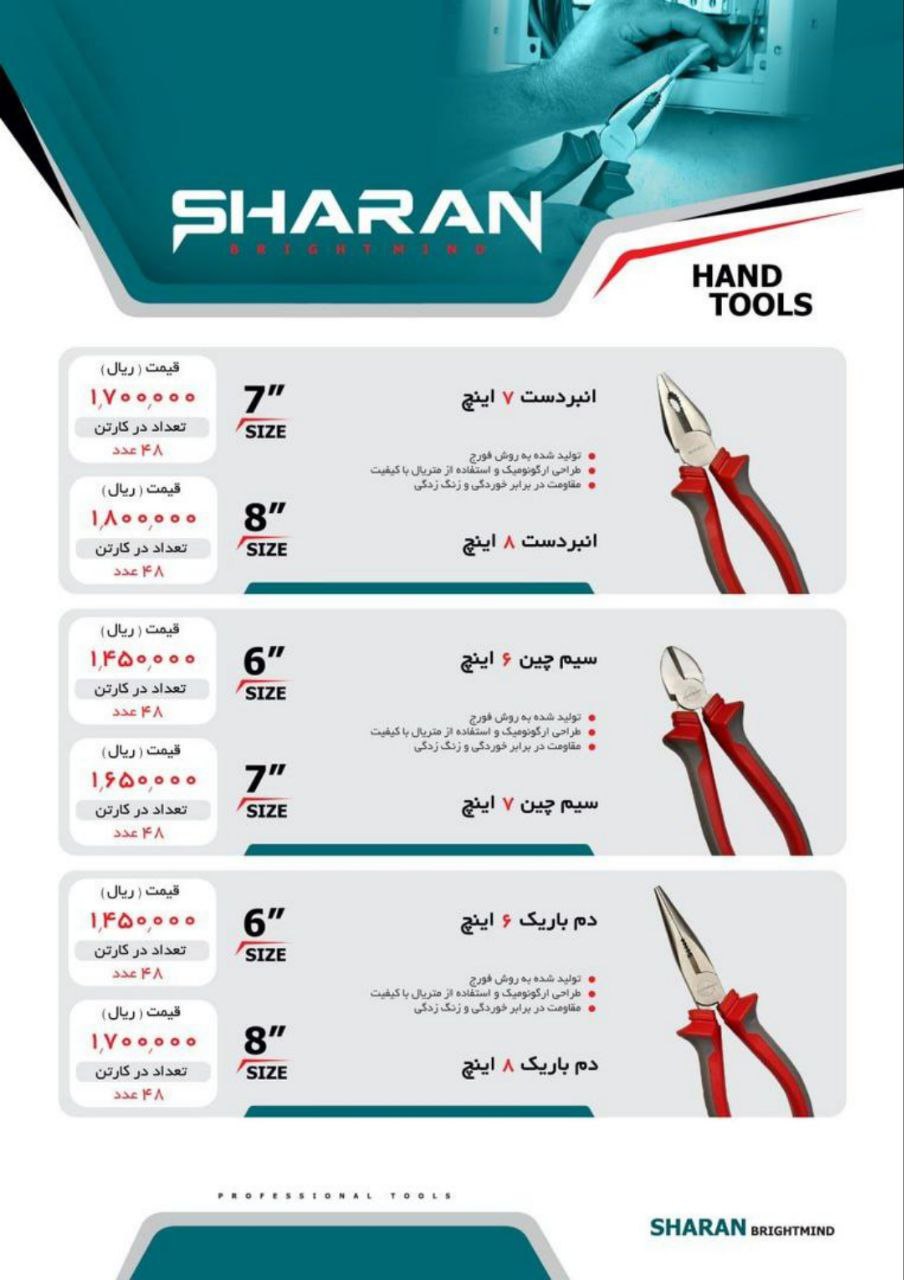  انبردست شاران