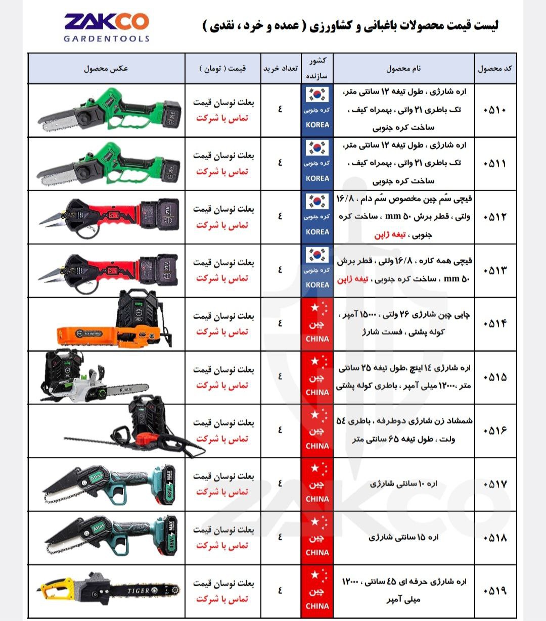 ادوات کشاورزی سنتر تولز