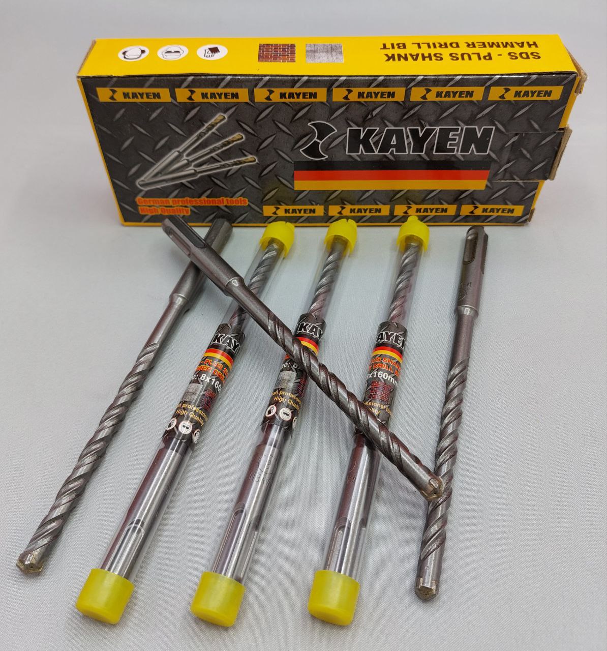 🪅مته چهار شیار ۴ الماس درجه یک نشکن