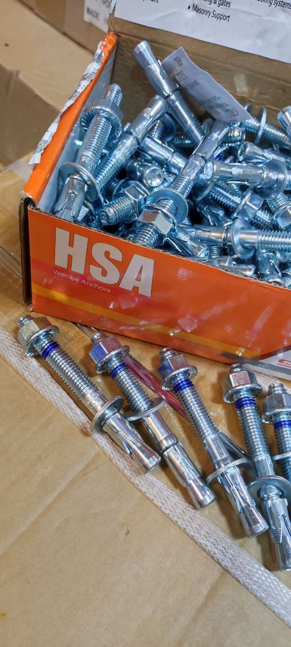 پخش انواع رولبولت HSA و انکربولت HKD در سایزهای مختلف و رولبولت های ایرانی غلافی