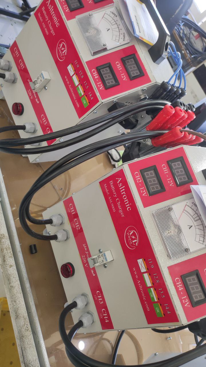 🟢شارژر ۴ باتری اتوماتیکAsl 9000🟢