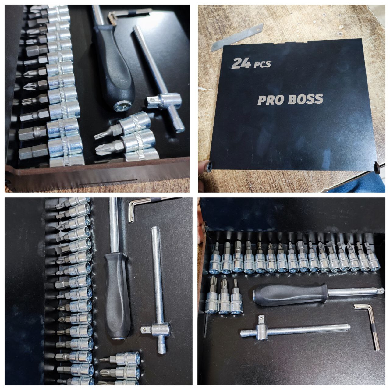 جعبه پیچگوشتی 24پارچه