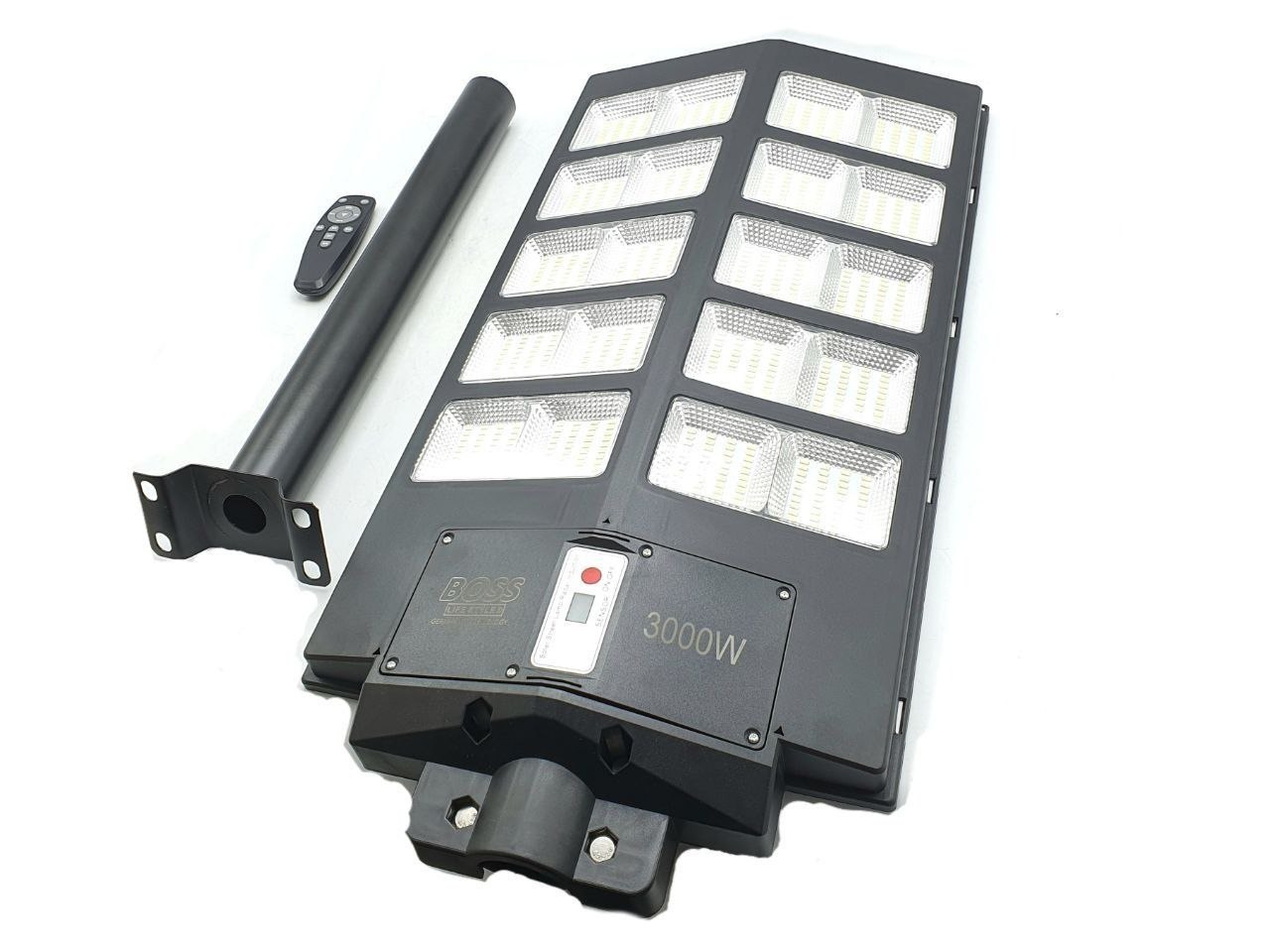 ⭐️ چراغ خورشیدی شارژی LED ۱۰ پنل باس