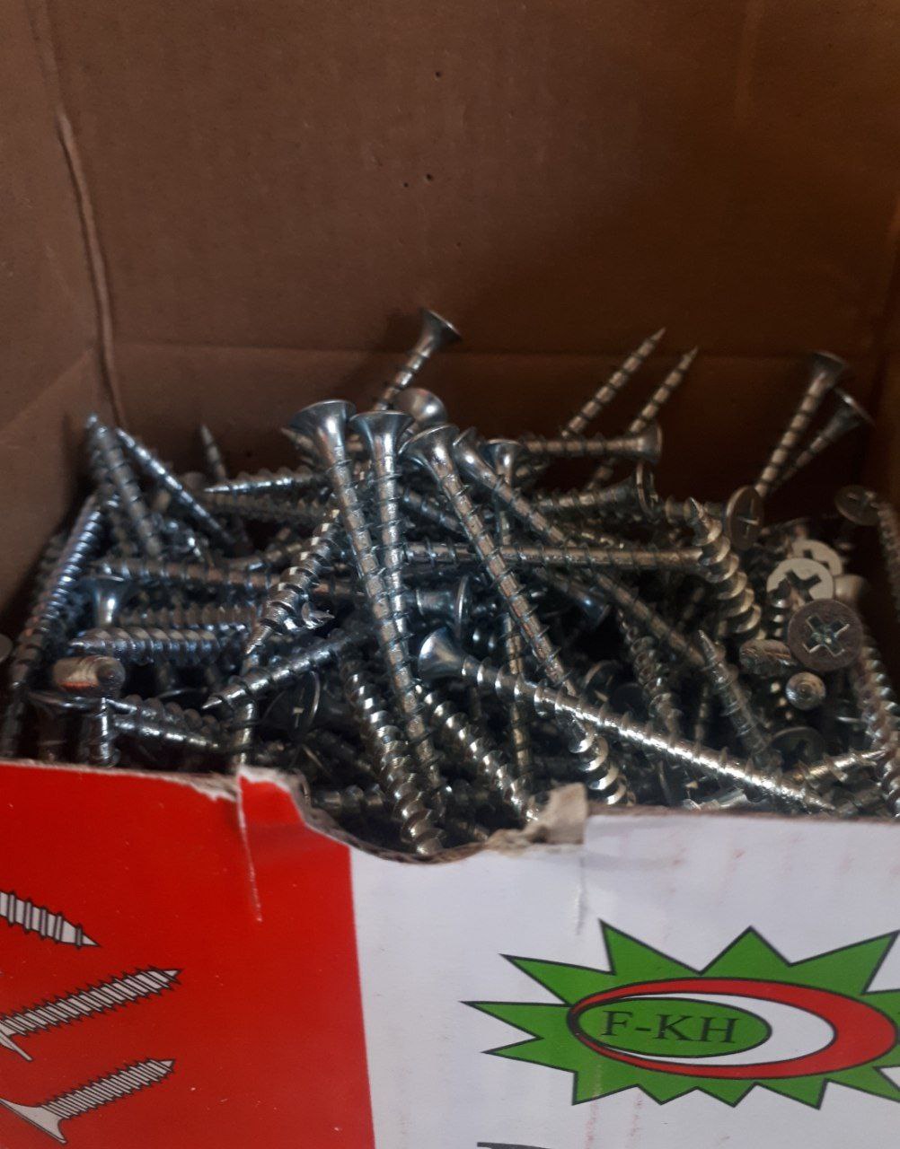 پیچ ام دی اف مشکی و سفید F-KH
