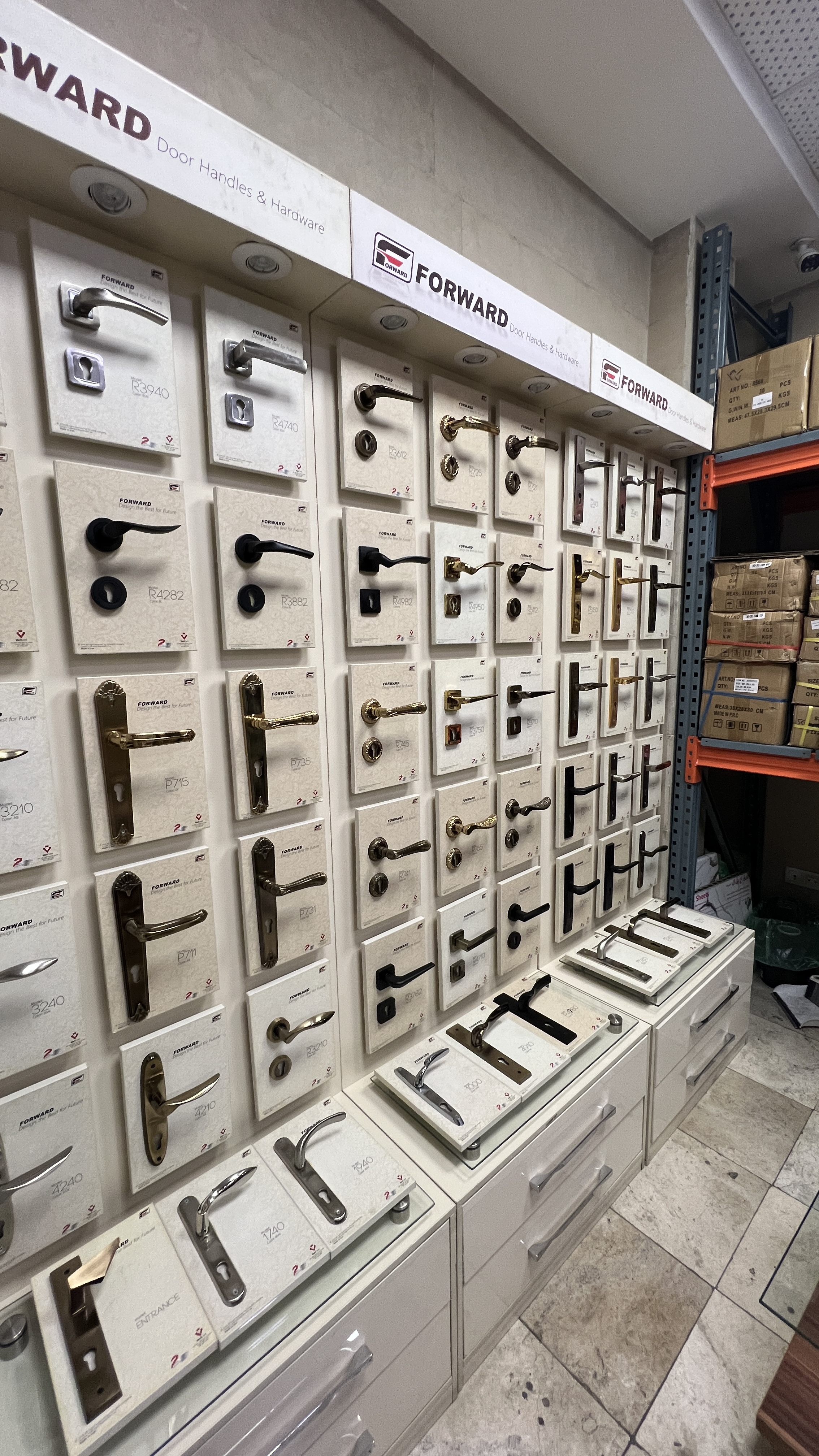 دستگیره و قفل فوروارد و ریوارد