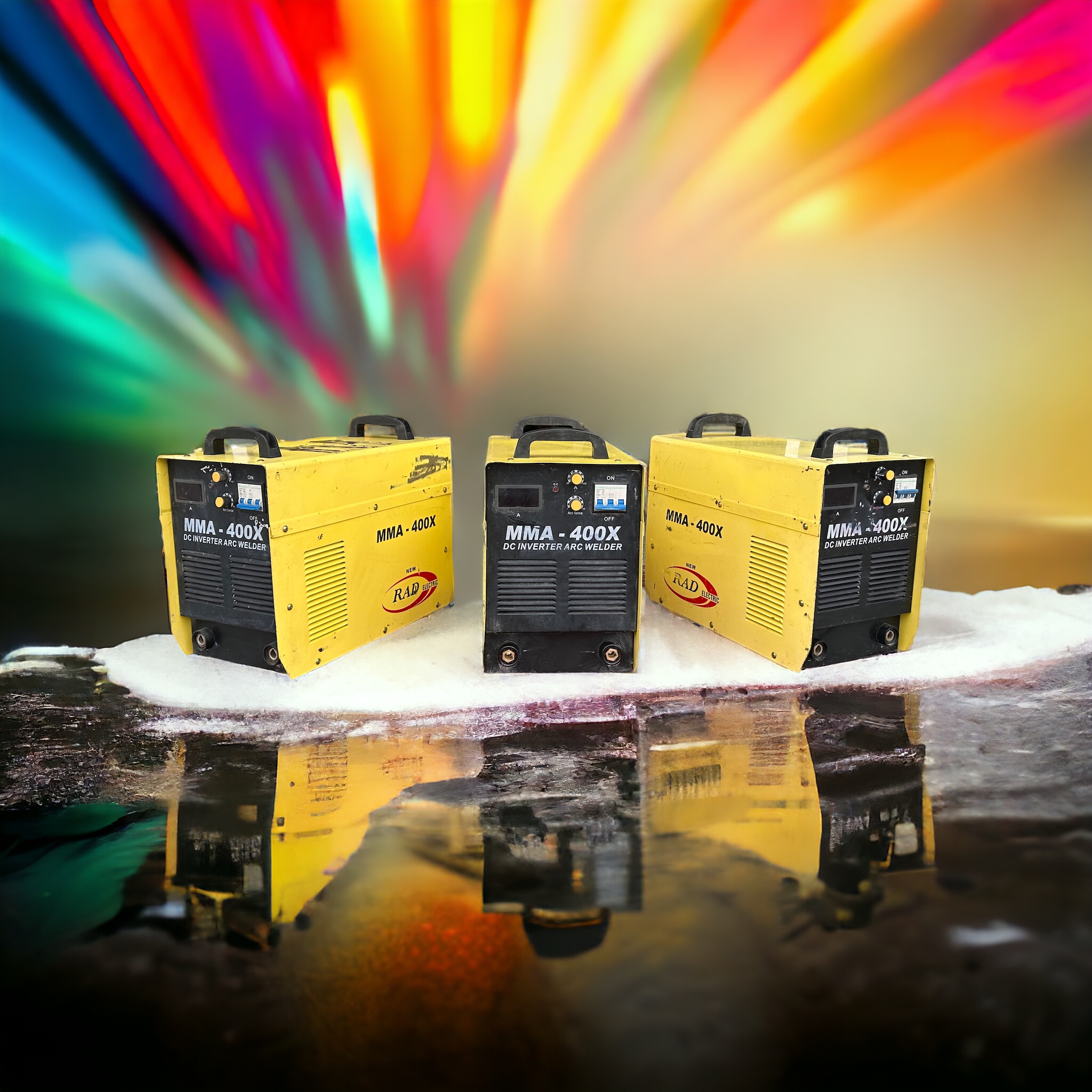 دستگاه جوش اینورتر سه فاز ۴۰۰ آمپر راد الکتریک