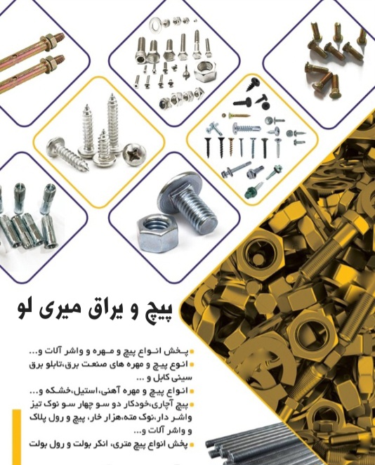 پخش پیچ و مهره میری لو 