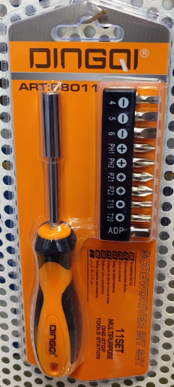 پیچ گوشتی 11 پارچه دینگی