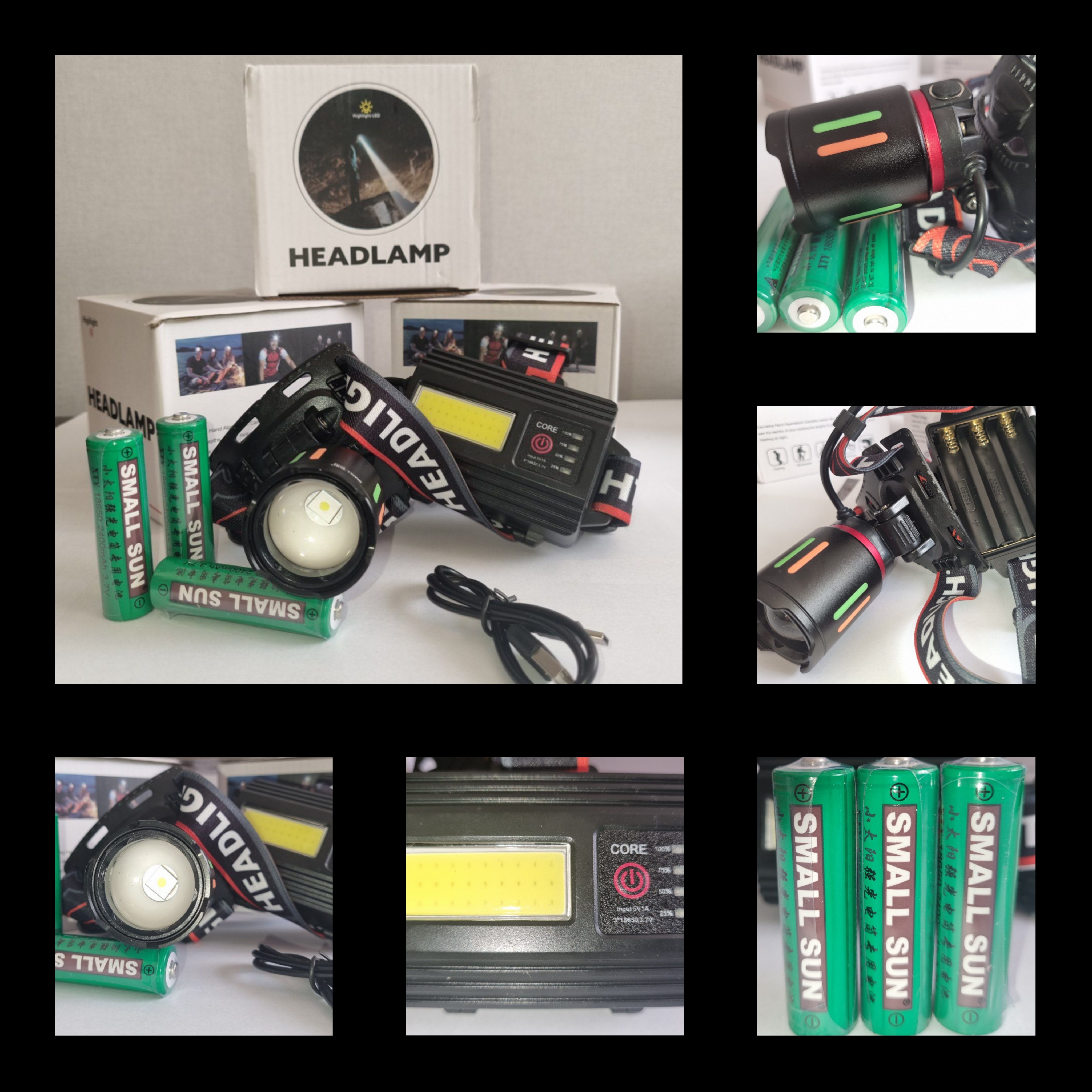 چراغ پیشانی بند اسمال سان