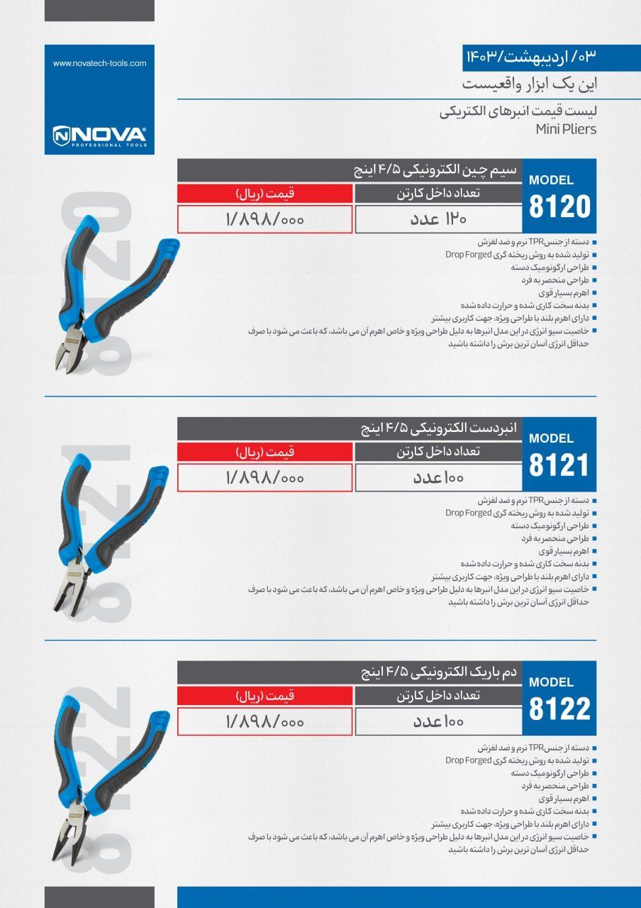 سیم چین الکترونیکی نووا