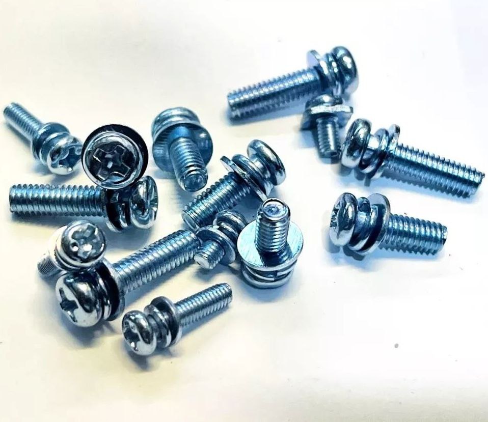 پیچ های دو واشر و تک واشر خارجی همه سایز 