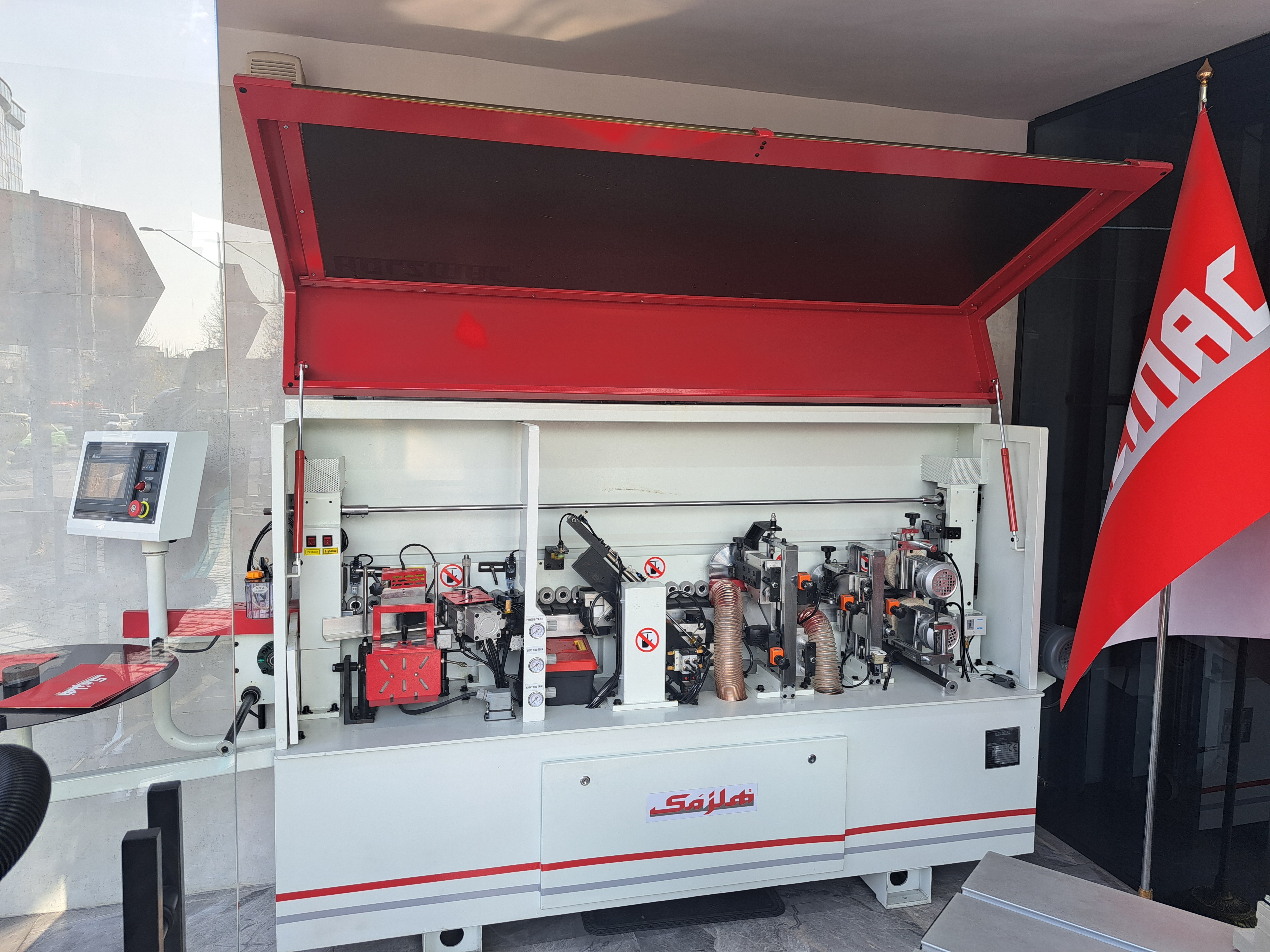 لبه چسبان ۵ ایستگاه صنعتی هلزمک