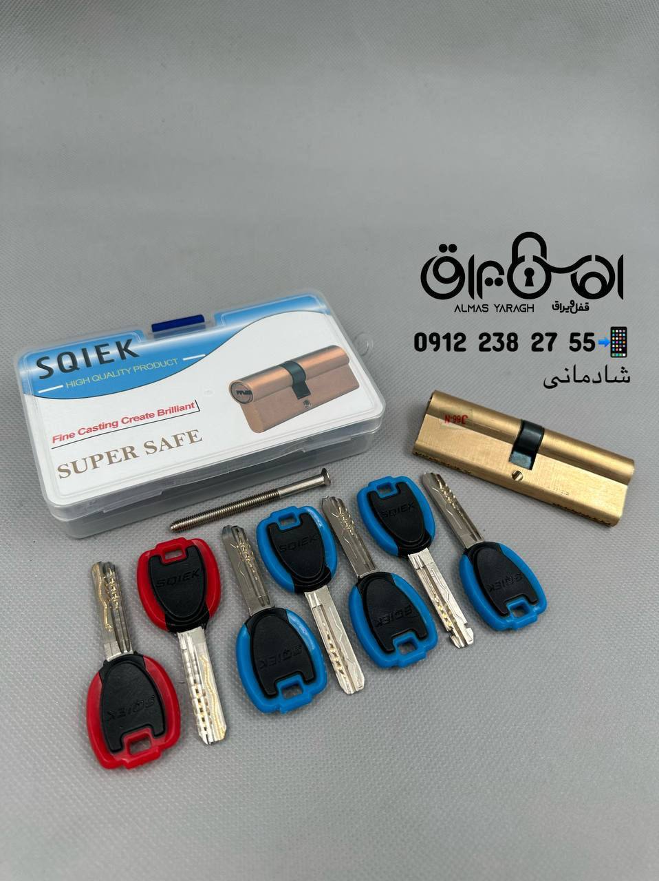 ⭐️سیلندر ۹سانت تمام برنج وکیوم اسکوییک⭐️